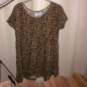 Leopard Print American apparel mini dress
